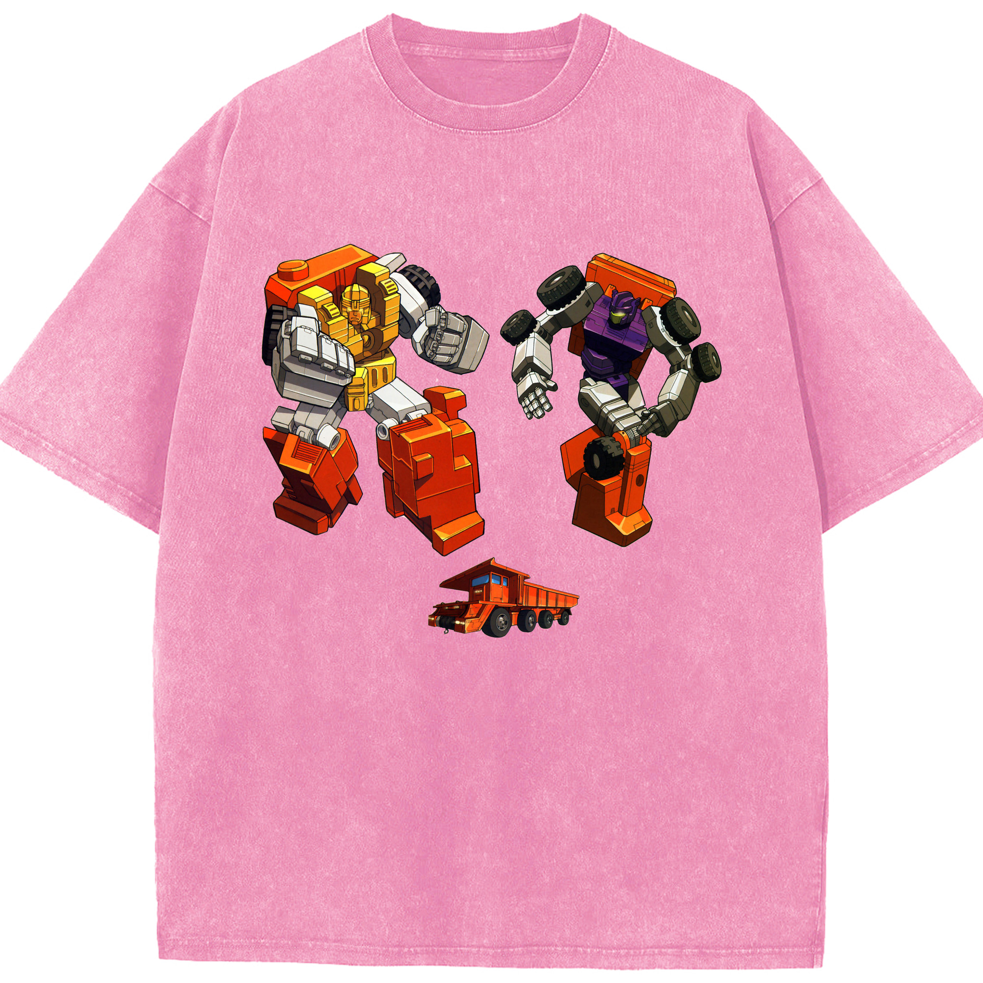 （画像用）  綿100% ヴィンテージ風 半袖Tシャツ（フロントプリント）